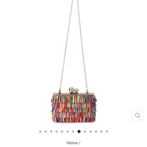 Olga berg Carlita Carnivale Fringe Clutch